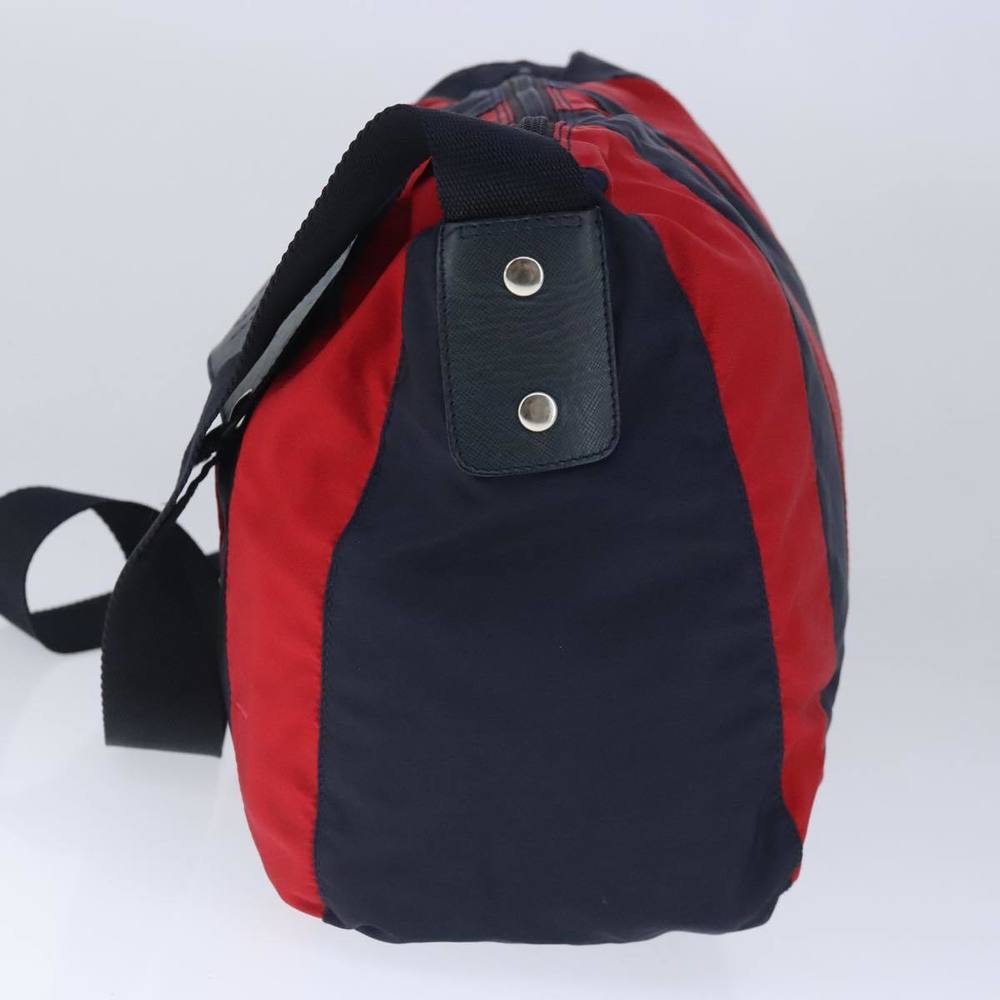 PRADA Shoulder Bag Nylon Red Navy Auth bs20409 - Picture 4 of 16